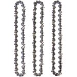 Lot de 3 cha�nes d'�lagueuse sur perche pour guide - cha�ne de 10' (25 cm), 40 maillons d'entra�nement, ...