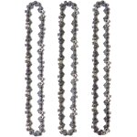Lot de 3 chanes d'lagueuse sur perche pour guide - chane de 10' (25 cm), 40 maillons d'entranement, ...