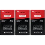 Gt market - lot de 3 cha�nes oregon 76 maillons - r�f�rence : 21bpx076