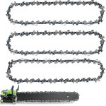 Lot de 3 cha�nes de tron�onneuse 40 cm 3 / 8  lp , 59 maillons d'entra�nement de 1. 3mm , � faible rebond ...