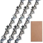 Trimec ? lot de 3 cha�nes de tron�onneuse 35 cm ? pas 3 / 8 low profile ? jauge 1, 1 mm ? 50 maillons ...