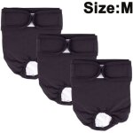 Lot de 3 couches lavables et r�utilisables pour chiens, culottes physiologiques pour chiens, couches ...