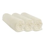 Bbla - lot de 3 draps housse jersey 100% coton - 40x80 / 40x90 cm - Écru Bbla - lot de 3 draps housse jersey 100% coton - 40x80 / 40x90 cm - Écru