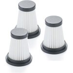 Lot de 3 filtres hepa de rechange pour aspirateur sans fil moosoo k12 pro k13 / genius invictus one 1. ...