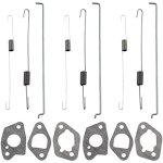 Lot de 3 kits de r�gulateur de vitesse de rotation avec ressort de rappel pour moteurs honda gx120 gx140 ...