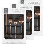 Lot de 3 mnagres en acier inoxydable 48 couverts