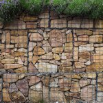 Monster - shop - lot de 3 paniers de gabions argent�s en acier galvanis� pour projets d'am�nagement ext�rieur, ...