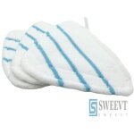 Lot de 3 patins multi surfaces pour balais  vapeur - housses en microfibre balai vapeur steam accessoire ...