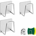 Lot de 3 porte - �ponges pour �vier de cuisine, porte - �ponge adh�sif, s�chage rapide, porte - �ponge ...