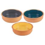 Lot de 3 ramequins colorés Lot de 3 ramequins colorés
