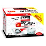 Lot de 3 recharges de 1 kg en sac pour absorbeur d'humidit� + 1 recharge de 1 kg gratuite, recharges ...