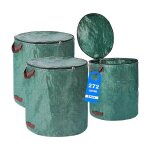 Lot de 2 x 500l sacs de jardin 50kg xxl, sacs de dchets jardin rsistants sac  dchets de jardin sac ...