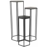 Lot de 3 sellettes gigognes m�tal noir