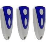 Lot de 3 t�l�commandes 433, 92 mhz ? 2 boutons ? alimentation par pile cr2 ? compatible avec �metteurs ...