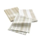 Lot de 3 torchons 'bayado' 50x70cm lin