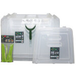 Modulo - tunnel lot de 3 modul'o 60 (79x59x50cm) + 1 jeu de 2 embouts + 1 lot de 10 piquets de tunnel ...