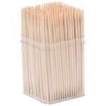 Lot de 300 cure - dents en bois dans une bo�te avec couvercle fackelmann wood edition