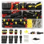 Vurahome - lot de 352 connecteurs �lectriques �tanches pour voiture, 1, 2, 3 ou 4 broches, assortiment ...