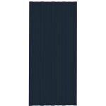 Lot de 36 panneaux de toiture, plaque moderne, haute qualit, acier galvanis anthracite 100x45 cm oib6431e ...