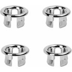 Lot de 4 bagues pour trop - plein de lavabo, pi�ces de rechange pour �viers de salle de bain ou de cuisine. ...