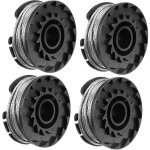 Lot de 4 bobines de coupe - herbe pour bosch easygrasscut 23, 26, 18, 18 - 230, bobines de coupe - herbe ...