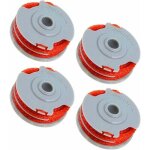 Lot de 4 bobines de fil flymo fly021 pour d�broussailleuse - 1, 5 mm - 11 m - en nylon - compatibles ...