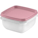 Lot de 4 botes de conglation de 0, 75 l - couvercle rose
