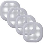 Lot de 4 bondes d'�vier en silicone avec ventouse pour ramasse - cheveux - dispositif anti - blocage ...