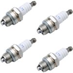Lot de 4 bougies d'allumage l7t universelles de rechange l7t bougie tronconneuse bougie d'allumage remplacemen ...