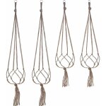 Lot de 4 cache - pots  suspendre avec anneau, pour extrieur et intrieur (2 de 105 cm et 2 de 88 cm) ...