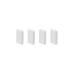 Ggk - lot de 4 embouts de finition blancs pour moulure lectrique 15 x 30