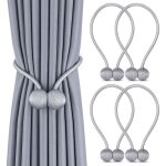 Lot de 4 embrasses de rideaux, embrasses rideau aimant�e tressage magn�tiques rideaux boucle pour d�coration ...