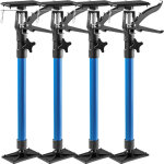 Tectake - lot de 4 étais soutien à gâchette télescopique réglable en hauteur Tectake - lot de 4 étais soutien à gâchette télescopique réglable en hauteur
