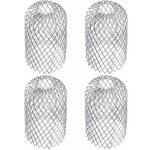 Lot de 4 gardes de goutti�re en m�tal tamis de filtre extensible cr�pine de feuilles protections de tuyau ...
