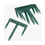 Lot de 4 griffes de fixation au sol