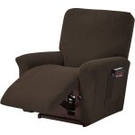 Lot de 4 housses de canapé, housse de fauteuil extensible, pour fauteuil inclinable de relaxation et ... Lot de 4 housses de canapé, housse de fauteuil extensible, pour fauteuil inclinable de relaxation et ...