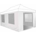 Lot de 4 murs pour tonnelle pliante 3 x 6 m - - blanc