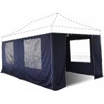 Lot de 4 murs pour tonnelle pliante 3 x 6 m - - bleu