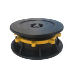 Lot de 4 plots terrasse r�glable universal pour lambourdes et dalles, cadre de support de sol en dalles ...