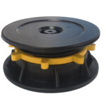 Lot de 4 plots terrasse r�glable universal pour lambourdes et dalles, cadre de support de sol en dalles ...