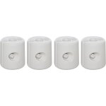 Lot de 4 poids de lestage cylindrique pour tonnelle barnum tente dim. � 22 / � 24 x 25h cm poly�thyl�ne ...