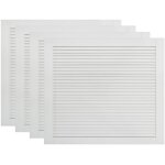 Lot de 4 portes bois de pin massif portes  persiennes portes d'armoire portes d'tagres revtement ...