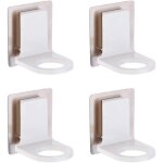 Lot de 4 porte - bouteilles de gel douche crochet auto - adh�sif mural distributeur de porte - crochet ...
