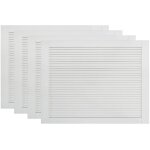 Lot de 4 portes  persiennes portes d'armoire portes d'etagres revtement pour placard penderie garde ...