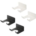 Lot de 4 supports muraux pour s�che - cheveux, fer � lisser et s�che - cheveux, station d'outils pour ...