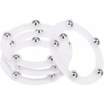 Lot de 4 supports rotatifs pivotants de 2' avec roulement � billes en acier - en forme d'anneau - pour ...