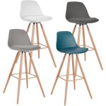 Idmarket - lot de 4 tabourets de bar sara - mix color - gris foncé - gris clair - blanc - bleu canard ... Idmarket - lot de 4 tabourets de bar sara - mix color - gris foncé - gris clair - blanc - bleu canard ...