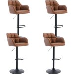 Wahson office chairs - tabouret de bar r�glable en hauteur lot de 4 chaise de bar avec repose - pieds ...