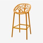 Sklum - lot de 4 tabourets de jardin hauts en polypropylène ores moutarde ?65 cm Sklum - lot de 4 tabourets de jardin hauts en polypropylène ores moutarde ?65 cm