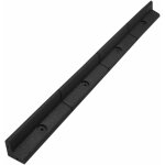 Lot de 4 x 1. 2m bordures noires - caoutchouc - parfaites pour pelouse flexible jardin gazon rebord de ...